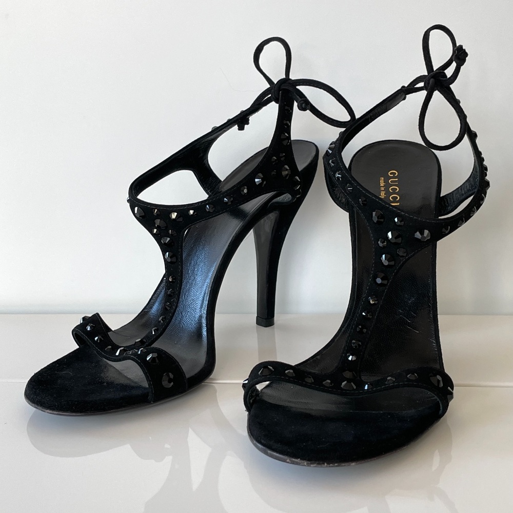 Black Gucci Stilletos